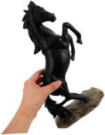 Cabilock Modern Horse Sculpture Elegant Standing Horse Figurine for Home Decor Resin Tabletop Art Housewarming and Business Openings - Image 5