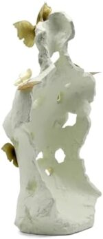 Lukitas Abstract Female Bust with Butterflies Statue and Sculpture, Body Figurine Art Decor, Beauty of Defects, Aesthetic Ornament for Office Living Room Bedroom, Beige, Resin 16" - Image 6