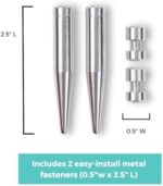 Wexel Art 4x6" Clear UV Grade Acrylic Tabletop Floating Picture Frame Display with Silver Hardware for Art and Photos - Image 4