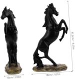 Cabilock Modern Horse Sculpture Elegant Standing Horse Figurine for Home Decor Resin Tabletop Art Housewarming and Business Openings - Image 3