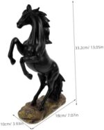 Cabilock Realistic Standing Horse Figurine Elegant Animal Decor for Living Room Office Artistic Tabletop Ornament for Home Housewarming - Image 3