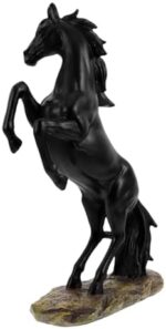 PRETYZOOM Realistic Resin Standing Horse Statue for Home Decor Elegant European Style Symbolizing Success Artistic Tabletop Sculpture for Office and Living Decoration - Image 2