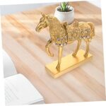 Realistic Standing Horse Model Resin Horse Decoration for Office and Girls Figurine Statue - Image 3