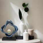 Modern Home Decor Abstract Decorative Sculpture Decorations for Living Room Dining Room Office, Resin Art Statues Coffee Table Bookshelf Decor Accents (Blue) - Image 4