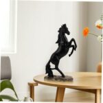 Cabilock Realistic Standing Horse Figurine Elegant Animal Decor for Living Room Office Artistic Tabletop Ornament for Home Housewarming - Image 8