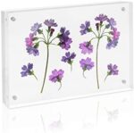 Isaac Jacobs 4” x 6” (4-Pack) Super Thick [23MM Thickness] Clear Acrylic Magnetic Block Picture Frame, Double-Sided, Frameless, Freestanding, Floating Photos, for Desktop & Tabletop Display (4x6) - Image 6