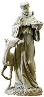 Joseph's Studio by Roman 25.5-Inch St. Francis with Horse Statue – Patron Saint of Animals, Religious Outdoor Garden Decor, Catholic Yard Figurine - Image 2