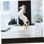 Alipis Realistic Resin Horse Statue Standing Horse Model Animal Ornament for Home Decor Birthday - Image 8