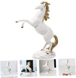 Alipis Realistic Resin Horse Statue Standing Horse Model Animal Ornament for Home Decor Birthday - Image 4