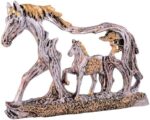 Urban Loom 909 Modern Standing Horse Statue Art Sculpture Home Tabletop Decorations Artwork - Image 5