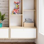 Colored Graffiti Bulldog Sculpture, Graffiti Art Standing British Bulldog French Bulldog Statue Decoration, Color Dog Fashion Resin Technology Decoration Dog (A) - Image 6