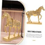 Resin Horse Ornament for Decor Standing Horse Figurine Home Adorn for Office Boys and Girls - Image 8