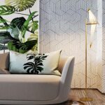 Creative Led Floor Lamp Fashion Art Origami Crane Lamp Acrylic Material Tall Standing Pole Uplight Lamp for Bedroom Reading Restaurant Cafe Living Room Office 183x40cm/72inx15.74in (Origami Crane) - Image 3