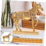 Resin Horse Ornament for Decor Standing Horse Figurine Home Adorn for Office Boys and Girls - Image 5