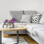 Colored Graffiti Bulldog Sculpture, Graffiti Art Standing British Bulldog French Bulldog Statue Decoration, Color Dog Fashion Resin Technology Decoration Dog (D) - Image 3