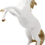 Alipis Realistic Resin Horse Statue Standing Horse Model Animal Ornament for Home Decor Birthday