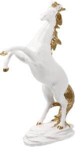 Alipis Realistic Resin Horse Statue Standing Horse Model Animal Ornament for Home Decor Birthday