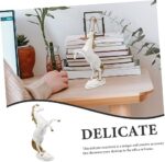 Unomor Standing Horse Figurine Decorative Ornament Resin Horse Decoration for Home - Image 4