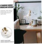 PRETYZOOM Beautiful Standing Horse Sculpture Resin Craft Ornament Home Decor for Anniversary Boys and Girls Toy - Image 4