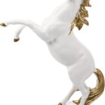 PRETYZOOM Beautiful Standing Horse Sculpture Resin Craft Ornament Home Decor for Anniversary Boys and Girls Toy