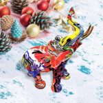 Colorful Graffiti Art Elephant Sculptures - 10.5" High Modern & Creative Large Elephant Statue for Kitchen Office Shelf Home Decor, Modern Elephant Statue, Colorful Resin Elephant Figurines - Image 4