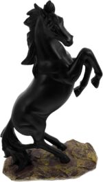 Cabilock Realistic Standing Horse Figurine Elegant Animal Decor for Living Room Office Artistic Tabletop Ornament for Home Housewarming