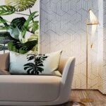 Creative Led Floor Lamp Fashion Art Origami Crane Lamp Acrylic Material Tall Standing Pole Uplight Lamp for Bedroom Reading Restaurant Cafe Living Room Office 183x40cm/72inx15.74in (Origami Crane)